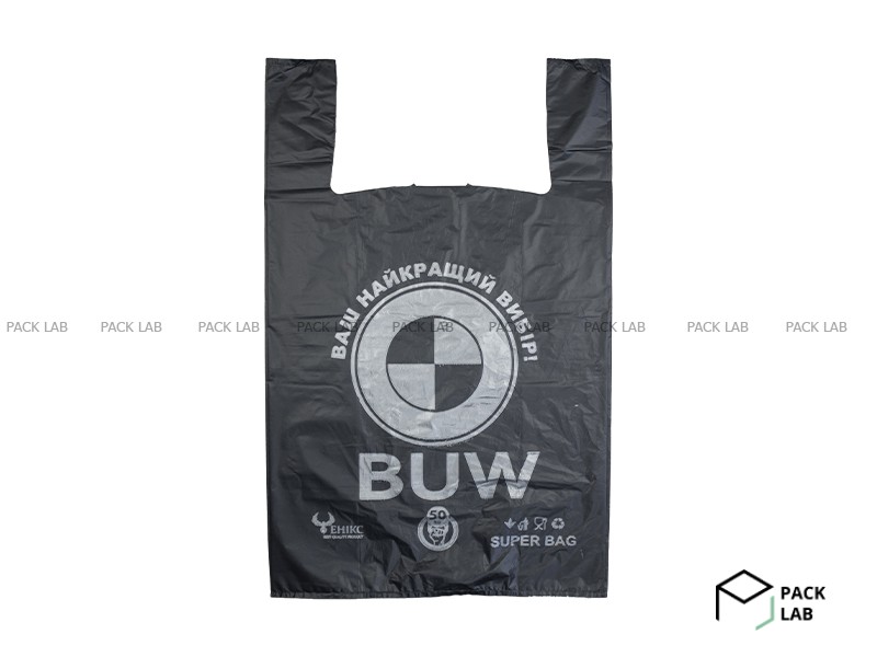 Plastic bag "BMW" 380*580 mm